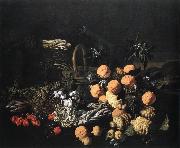 RUOPPOLO, Giovanni Battista Still-life in a Landscape asf oil painting